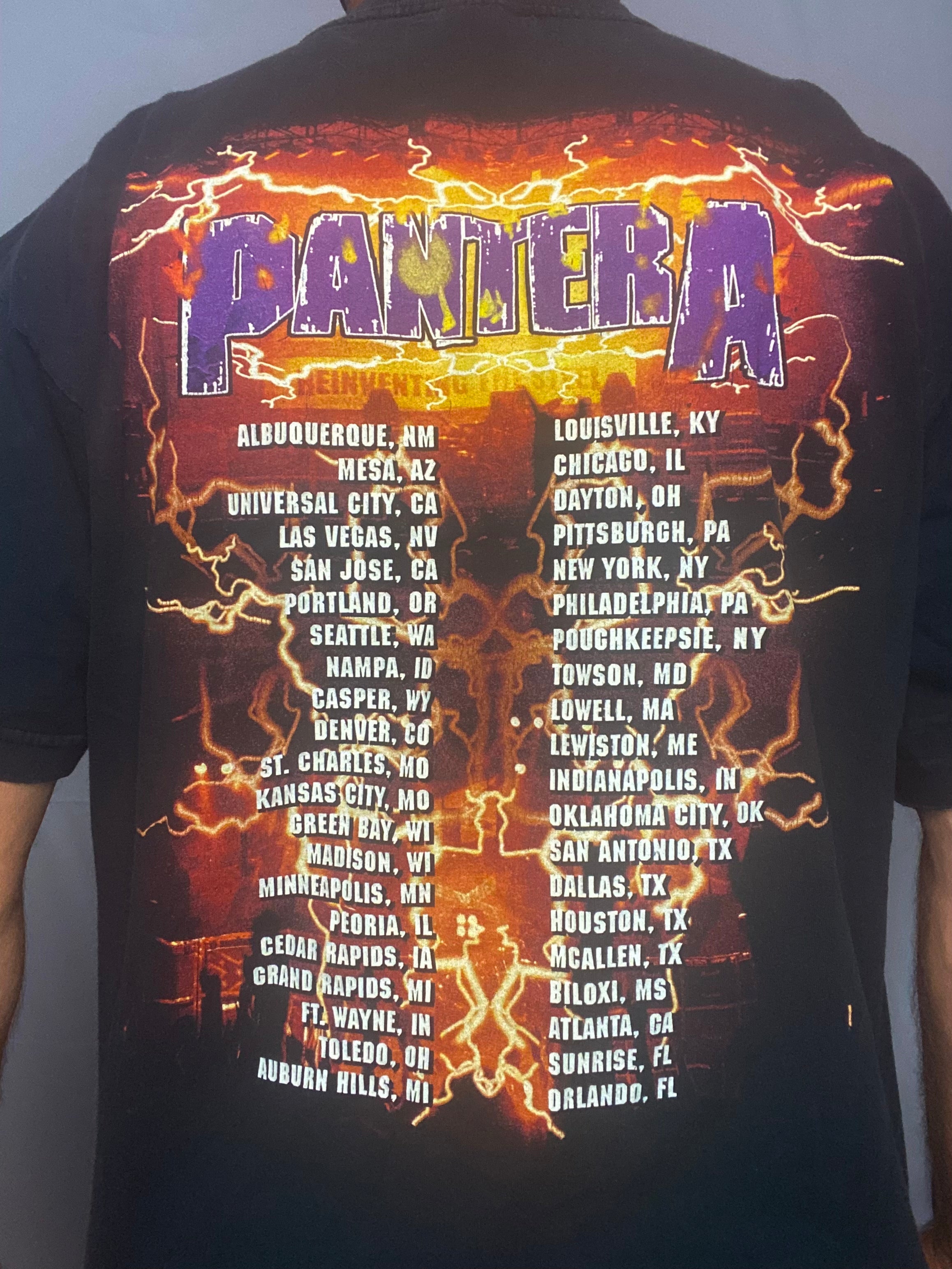 PANTERA outlet BAND SHIRT