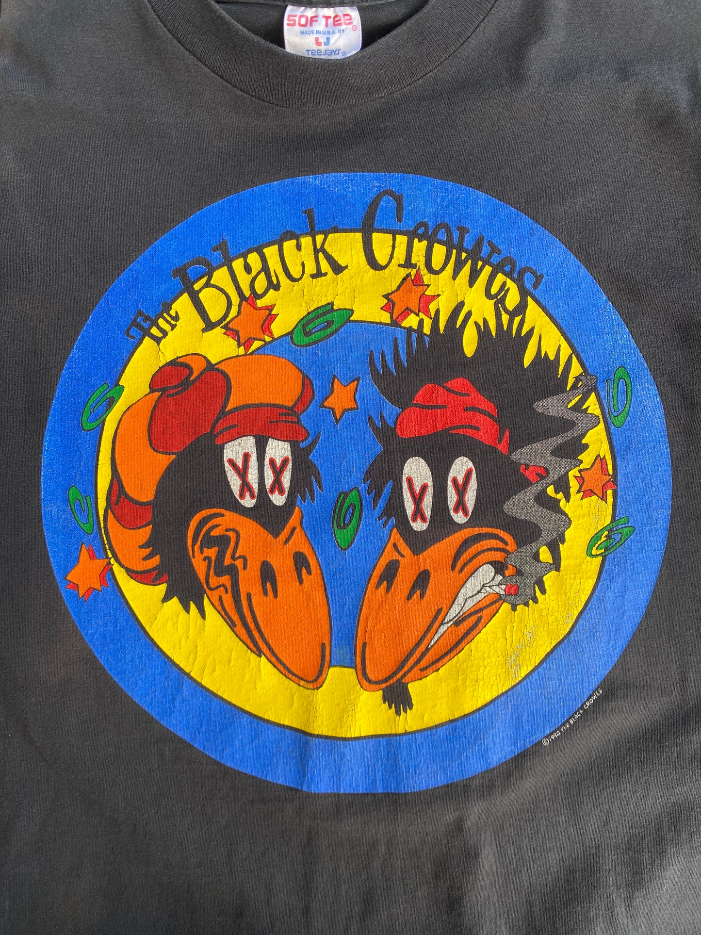 Vintage 1993 Black Crowes Concert T-Shirt