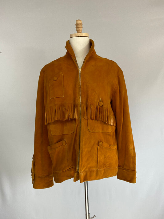 1960’s Hippie Leather Fringe Jacket