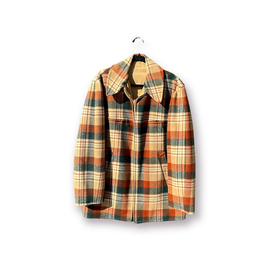 Pendleton Plaid Wool Coat