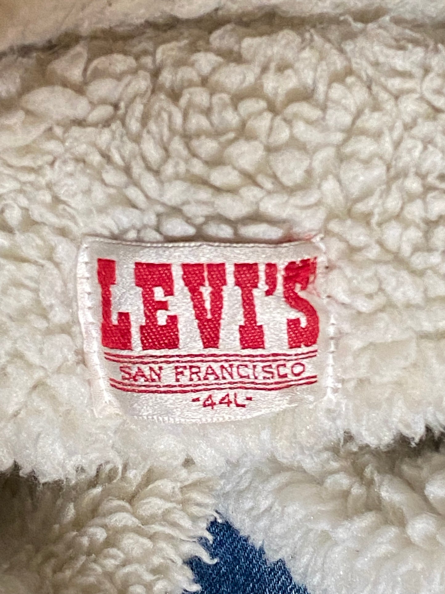 1980’s Levi’s Denim Sherpa Jacket