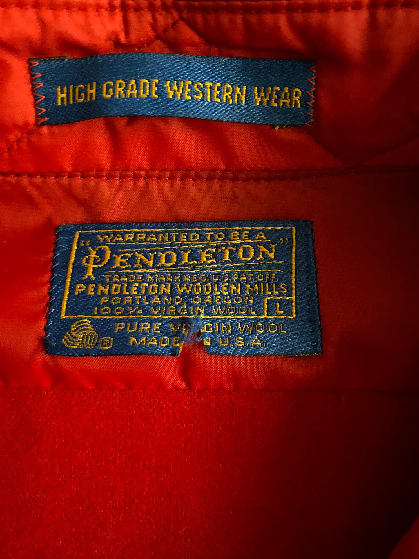 Pendleton 1960’s High Grade Western Pearl Snap